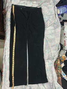 Men's Classic Bootcut Black Trousers