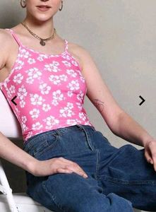 Vibrant Floral Print Tank Top