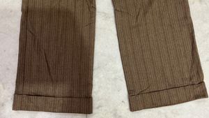 Dockers Brown Pinstripe formal Trousers | Size 30