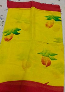 Kids Yellow Saree