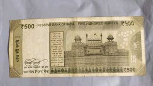 Five Hundred Rs Star Note