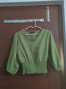 Olive Green Blouse