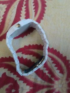 White Casual Watch