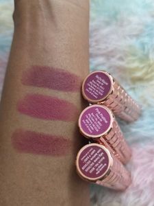 Rose Gold Textured Lipstick Set