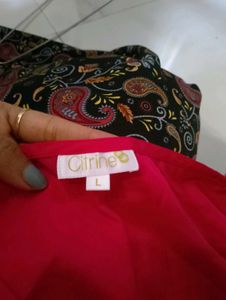Magenta Cold Shoulder Top