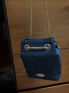 ESBEDA - Navy blue bucket bag