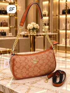 Coach Signature Jacquard Shoulder Bag