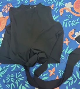 Elegant Black Sleeveless Top