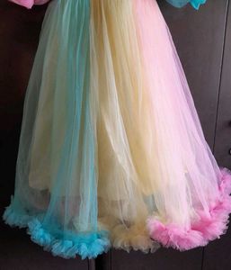 Rainbow Tulle Dress