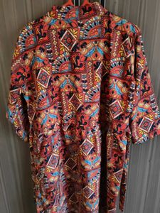 Patterned Casual Dress