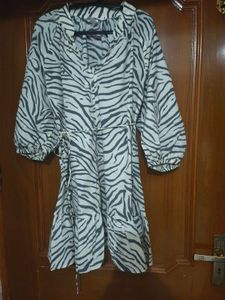 Stylish Zebra Print Dress
