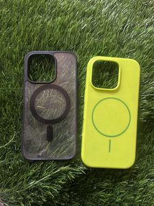 I phone 14 pro max slicon and transparent cover