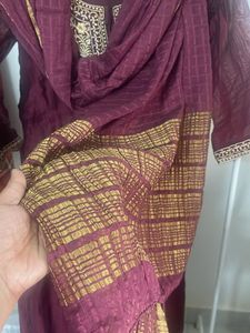 Elegant Embroidered Kurta with dupatta