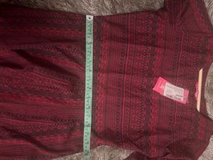 Maroon Long Dress For Women