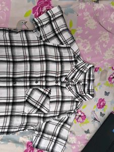Classic Plaid Button-Up Shirt