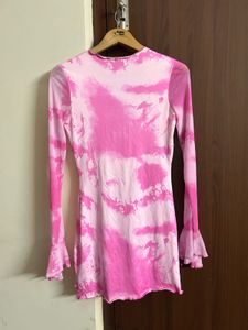 NEWME Pink Tie Up Dress💝