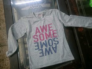 Combo Of 3 Full Sleeves Tops For 5-6 Years Girl