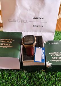 Premium Casio Brown Leather Belt Watch