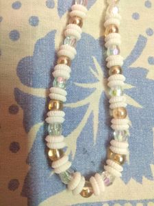 Kids Beads Neklaces,Pack Of Two,Black And White