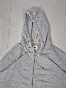 UNIQLO Gray Zip-Up Hoodie