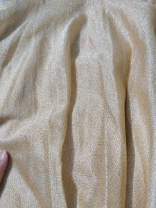 Golden Gown With Cape