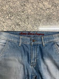 Men's Light Wash Denim Jeans