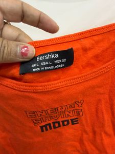 Orange Crop Top