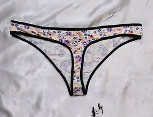 Floral Print Thong panty