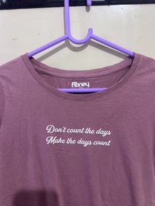 Mauve 'Make the Days Count' Tee
