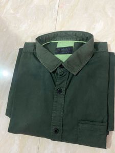 DCOT Men's Solid Color Casual Shirt