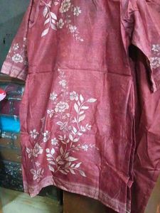 Maroon Kurta Set with Dupatta