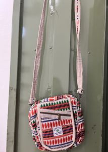 Pure Hemp Colourful Sling Bag
