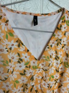 Floral Print Tiered Mini Dress