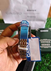 Casio Women Watch With Box &amp; Carry Bag