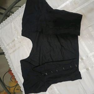 Black Cotton Blouse