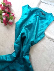 Elegant Teal Maxi Dress