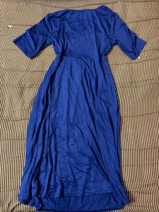 Vibrant Blue Maxi Dress