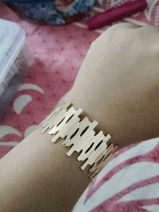 244. Geometric Golden Bracelet