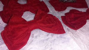 Red Velvet Bows
