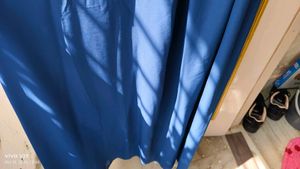 Elegant Blue Halter Neck Maxi Dress