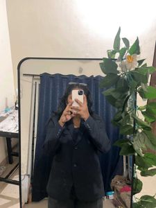 Navy Blue Suit Set