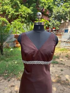 Elegant Brown cocktail Gown