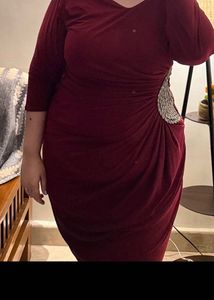 Red Birthday Bodycon Dress