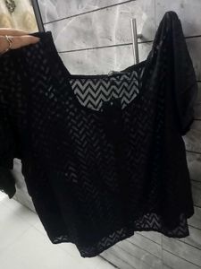 SHEIN BRAND SALE🎊 Chic Black Button down shirt