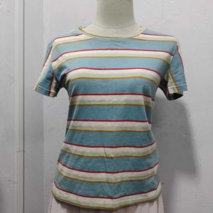 Striped Crew Neck T-Shirt