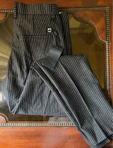 Prada office-siren pinstripe pants