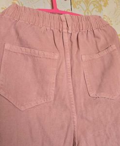Pink Denim Jeans Set