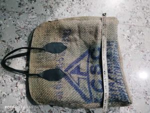 Boho Jute Tote Bag pek of 2