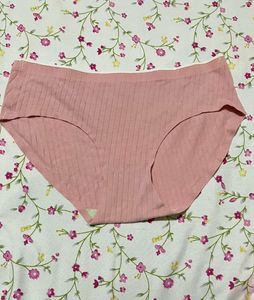 Pink Ribbed Briefs