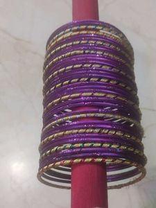 Beautiful Purple Bangles Set/3 dozen
